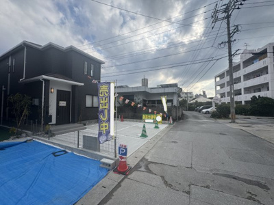 【前面道路含む現地写真】 | 与那原町与那原（全9棟）F号棟 | ※北西側公道5m♪