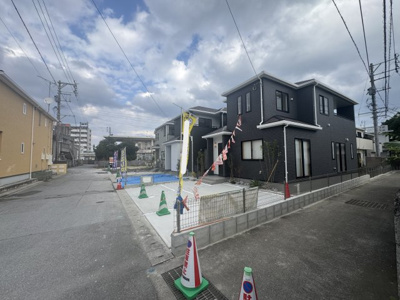 【前面道路含む現地写真】 | 与那原町与那原（全9棟）F号棟 | ※北西側公道5m♪※南西側里道♪