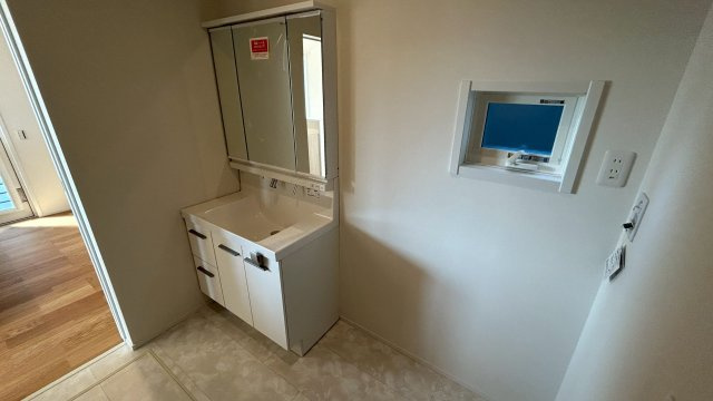 久留米市大善寺町宮本　12号地の洗面所