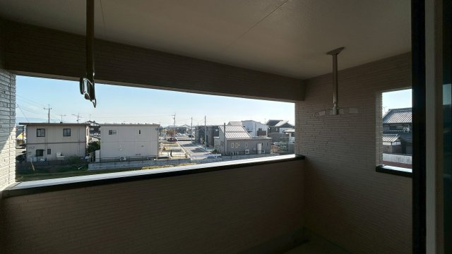 久留米市大善寺町宮本　12号地のバルコニー