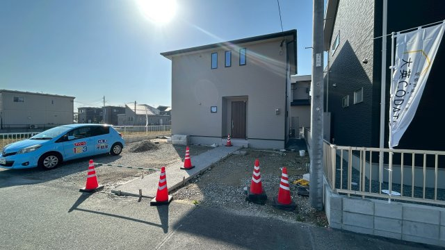 久留米市大善寺町宮本　12号地の前面道路含む現地写真