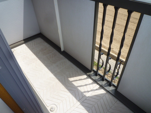 ハッピーライフ北畝Ａのバルコニー
