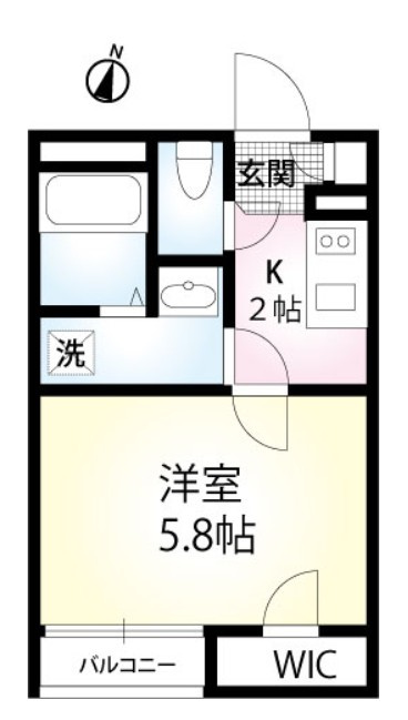 カーサ ツカサの間取り