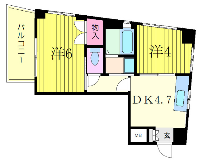 【間取り】 | Ｔ＆Ｓハイツ