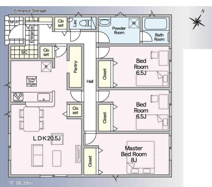 北本市緑第2　CRADLE GARDEN　新築戸建　全1棟　1号棟の画像