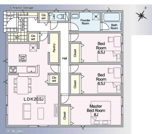 北本市緑第2　CRADLE GARDEN　新築戸建　全1棟　1号棟の画像