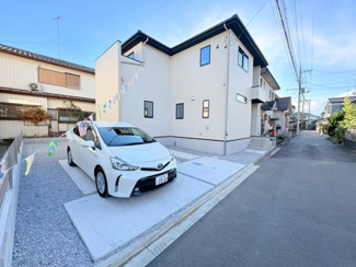 【前面道路含む現地写真】 | 川越市今福　新築分譲　東武東上線『新河岸駅』徒歩34分　【福原小学区】