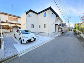 【前面道路含む現地写真】 | 川越市今福　新築分譲　東武東上線『新河岸駅』徒歩34分　【福原小学区】