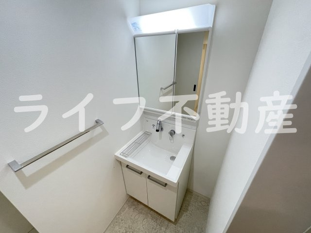 エアルレジデンスⅡの独立洗面台|独立洗面台あり、毎朝おしゃれに忙しい女性の方におすすめです