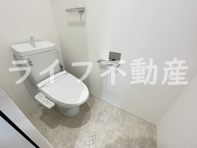 エアルレジデンスⅡのトイレ|ゆったりとした空間のトイレです