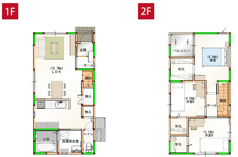 介良乙　新築戸建　⑰の間取り|3ＬＤＫ+ＷＩＣ