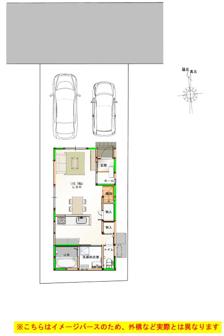 介良乙　新築戸建　⑰の区画図