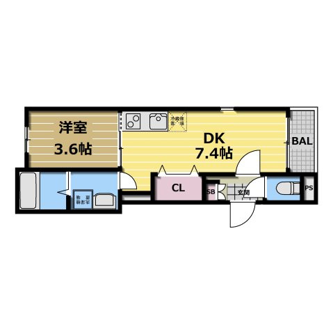 【間取り】 | ハーモニーテラス中川東