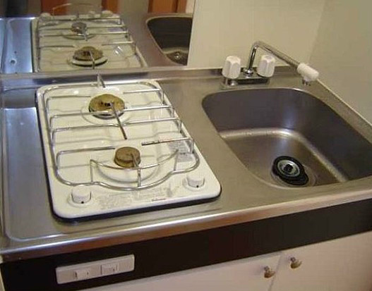 杉並区梅里１丁目のアパートのキッチン