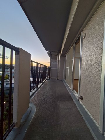 ネオコーポ茨木のバルコニー