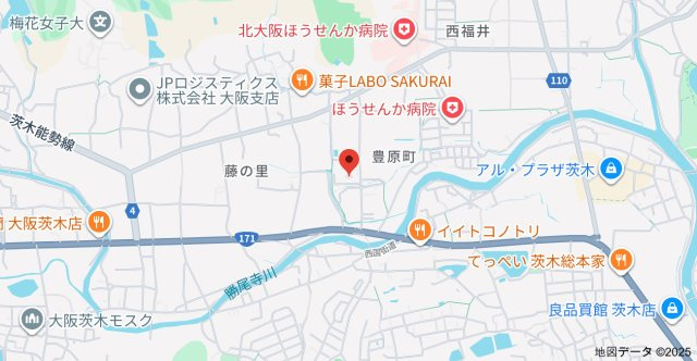 ネオコーポ茨木の地図