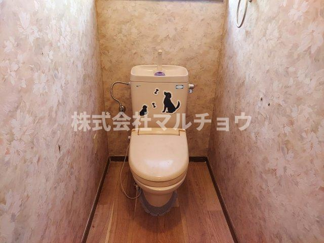 中三栖戸建てのトイレ|トイレもきれいです