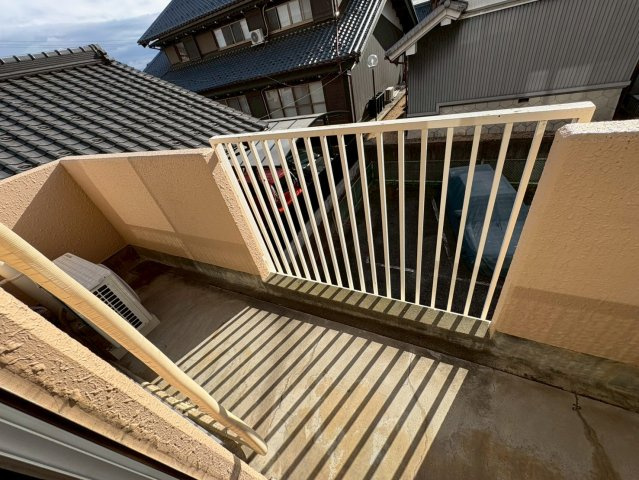 岐阜市菅生３丁目　リバーサイドハウスのバルコニー|こちらは例として205号室の画像になります。