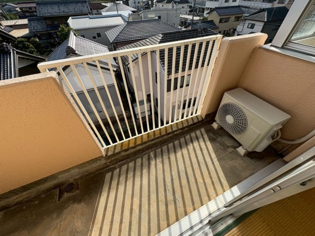 岐阜市菅生３丁目　リバーサイドハウスのバルコニー|こちらは例として503号室の画像になります。