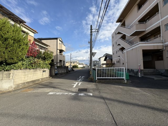 岐阜市菅生３丁目　リバーサイドハウスの周辺|建物北側の道路になります。