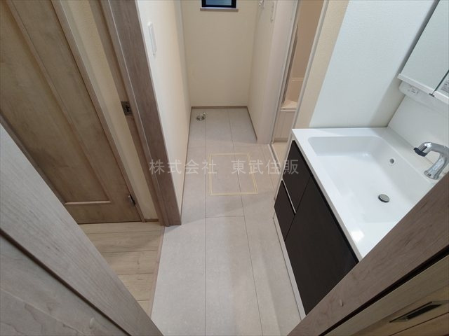 【脱衣所】 | 川越市砂新田６期　全１棟 | 洗面室