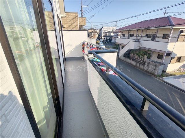 【バルコニー】 | 川越市砂新田６期　全１棟 | 落ち着いた時間を過ごせるバルコニーです