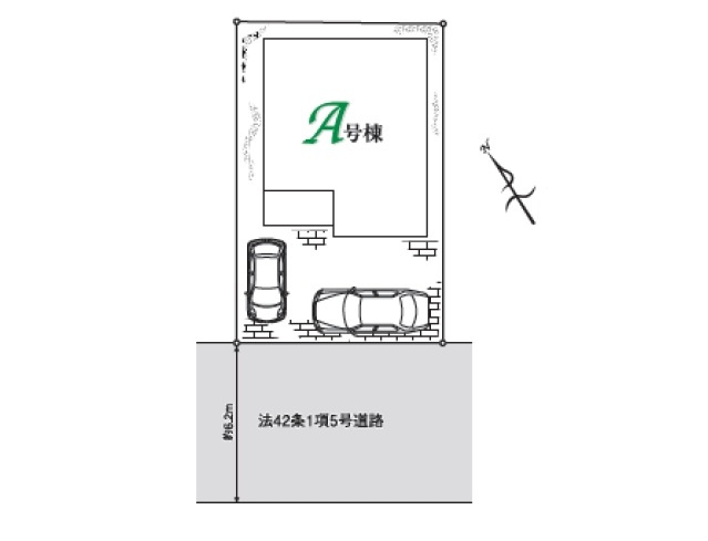 【区画図】 | 川越市砂新田６期　全１棟 | 全1区画