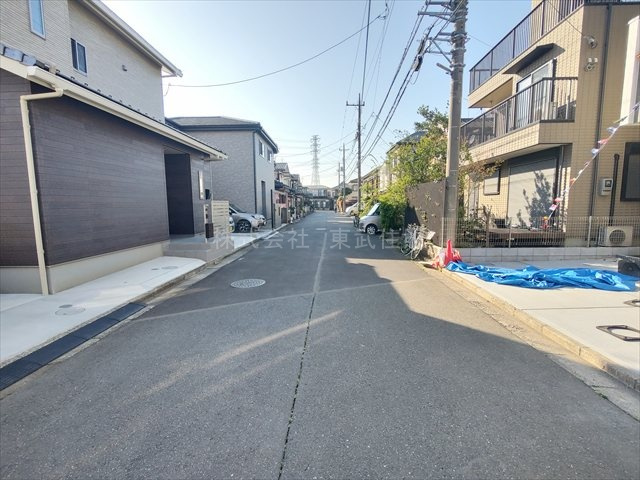 【前面道路含む現地写真】 | 川越市砂新田６期　全１棟 | 都市ガス・本下水