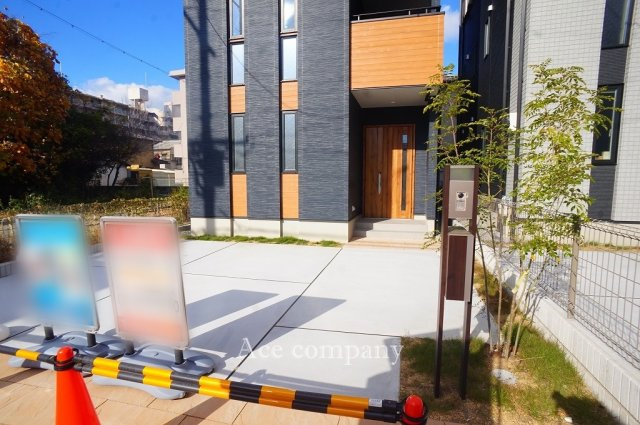 【駐車場】 | 八尾市福万寺町南4丁目　【1号地/全3区画】 | 間口広々整形地☆駐車2台OKです！