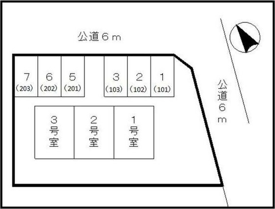 グリーンパーク鳴海の区画図