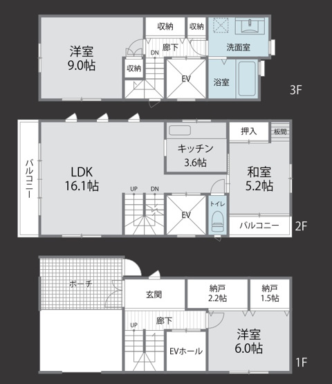 【間取り】 | 世田谷区奥沢２丁目　戸建！！