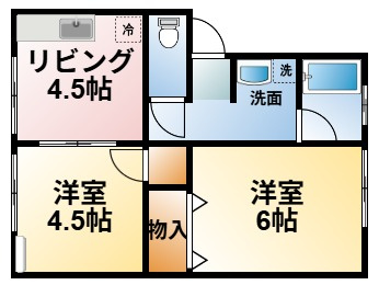 シャレーあそうⅠの間取り