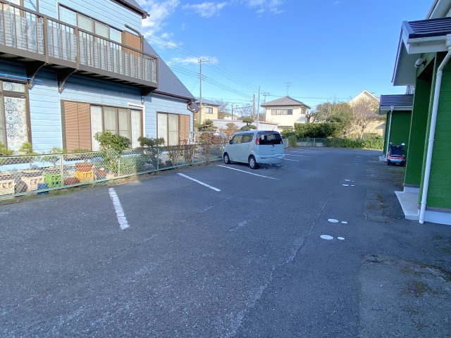 シャレーあそうⅠの駐車場