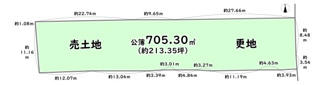 【土地図】 | 中京区壬生高樋町　建築条件なし