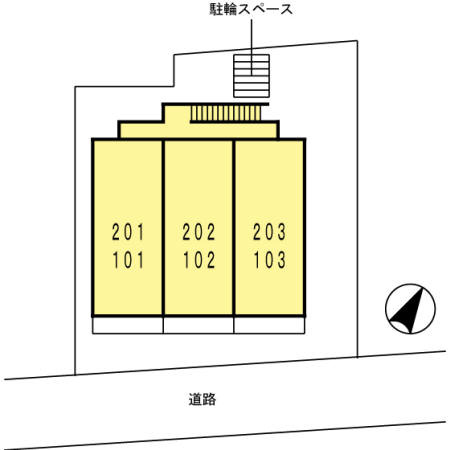 サンモール上井草の区画図
