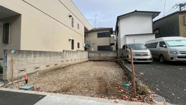 目黒区中町　新築戸建の外観|2025.11.22撮影　前面道路10m以上