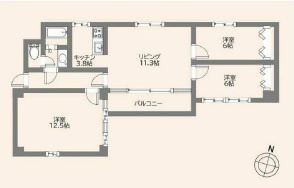 【間取り】 | ニューフジマンション