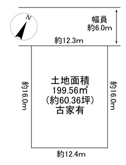【土地図】 | 川西市水明台2丁目　建築条件無土地