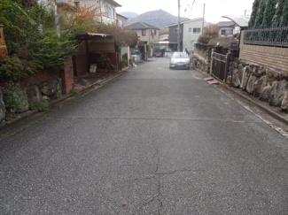 【前面道路含む現地写真】 | 川西市水明台2丁目　建築条件無土地