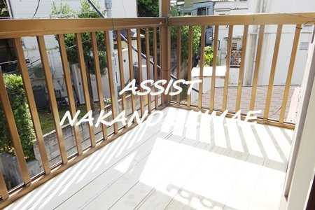 北新宿戸建Ⅱのバルコニー