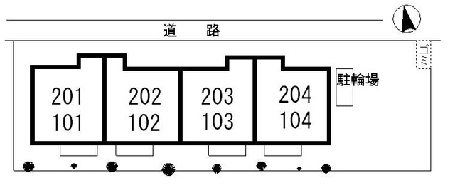 デザインコート久我山の区画図