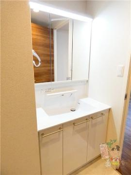 ビラメゾンの洗面所|洗面