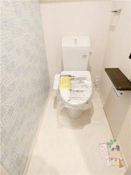 ビラメゾンのトイレ|シャワー付トイレ