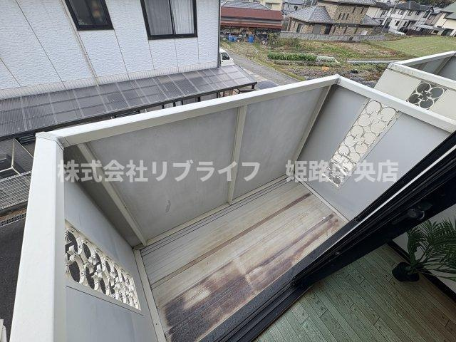 ローズハイツのバルコニー