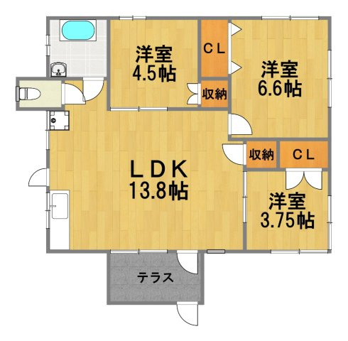 【間取り】 | ベースサイド　モリクマ