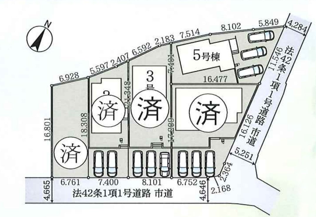 高崎日光町の区画図|区画図