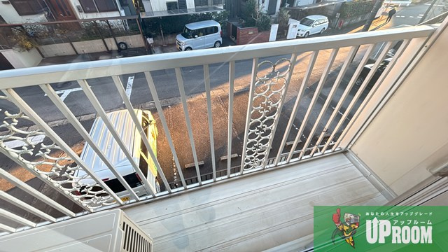 シャトル新町のバルコニー