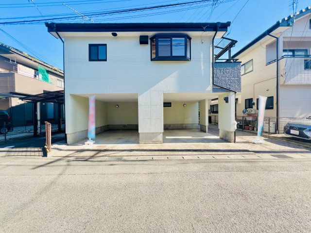 前橋市箱田町の外観|車庫付きのお家！！