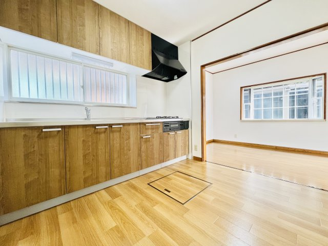 太田市大原町のキッチン|作業スペースも広く、お料理も快適に♪