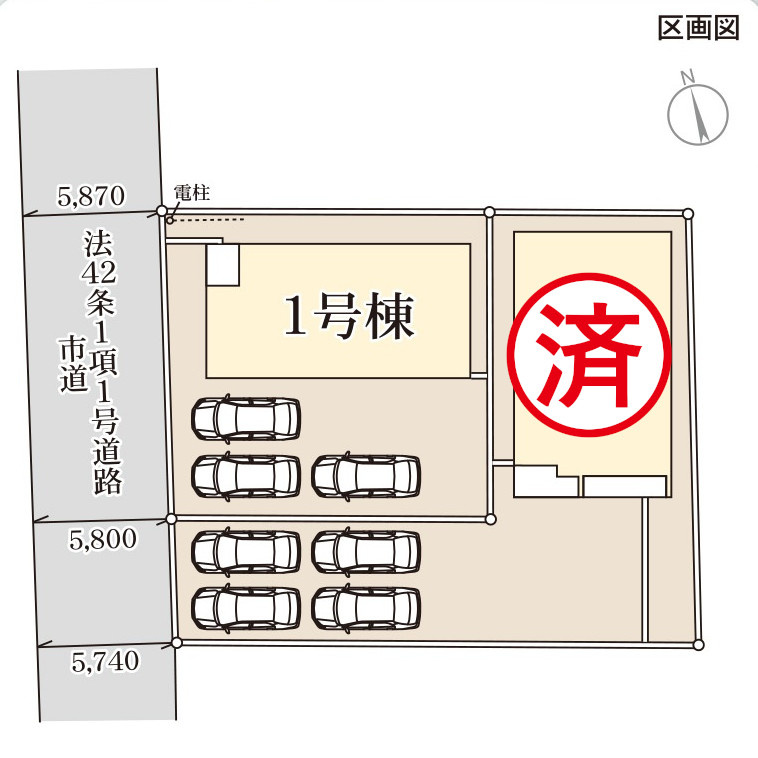 太田新田赤堀町の区画図|区画図